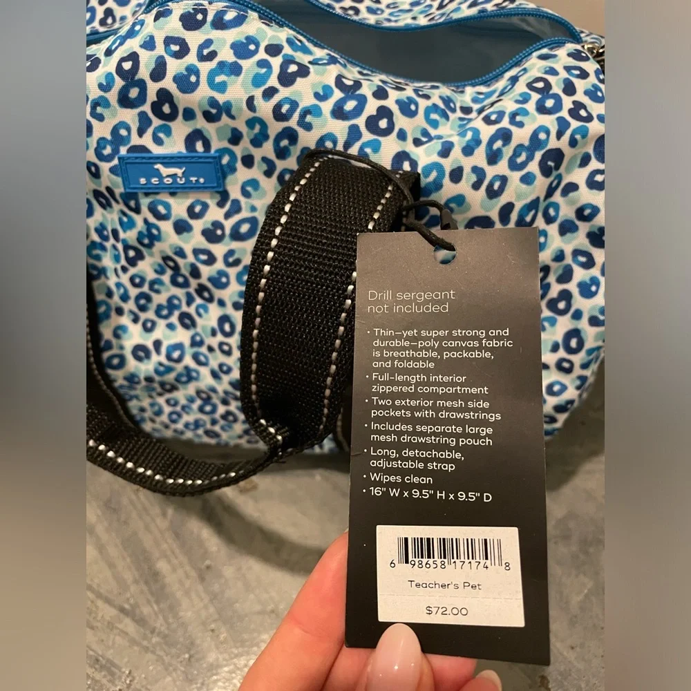 Scout Blue and White Bag - Picture 3 of 6